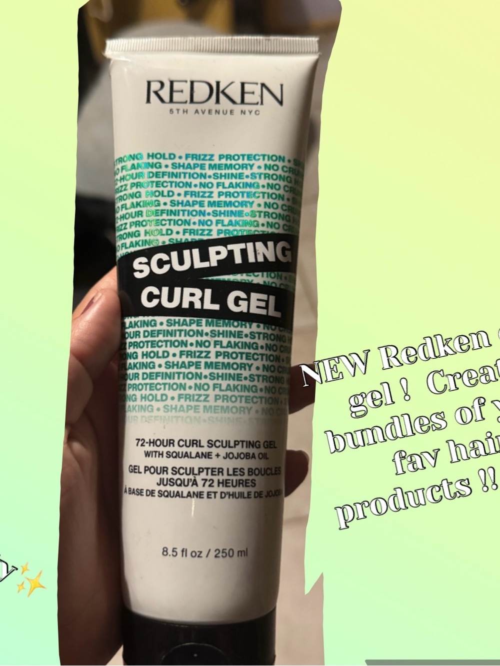 Redken Sculpting Curl Gel – White, Black, Teal